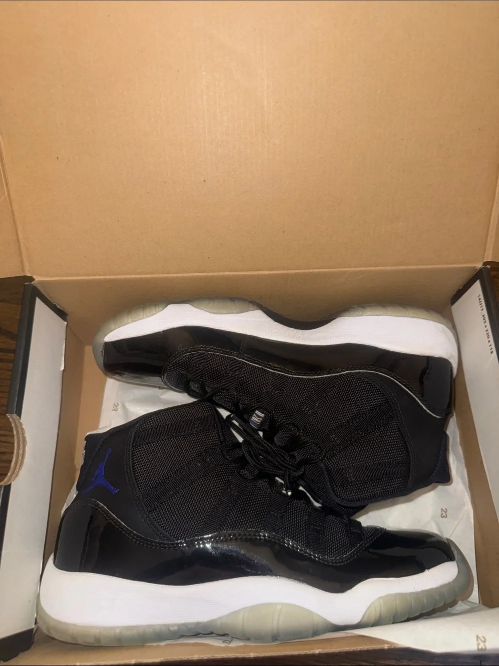 Air Jordan 11 Retro BG “Space Jam” - Black/Concord-White